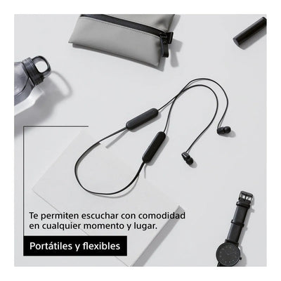 Audífonos Sony Internos Inalámbricos Wi-c100 Color Negro
