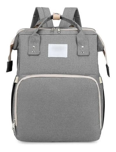 Mochila funcional impermeable gris claro