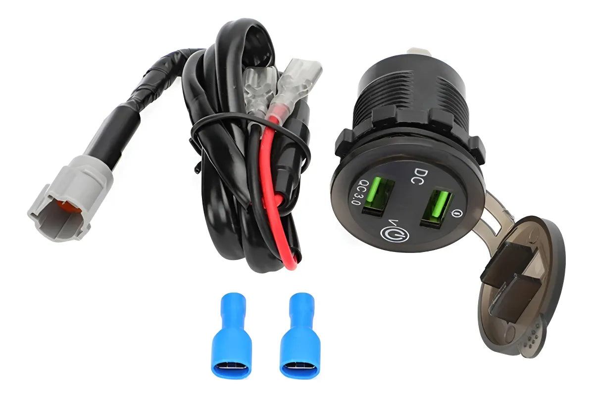 Cargador Usb Dual Para Telefono Negro