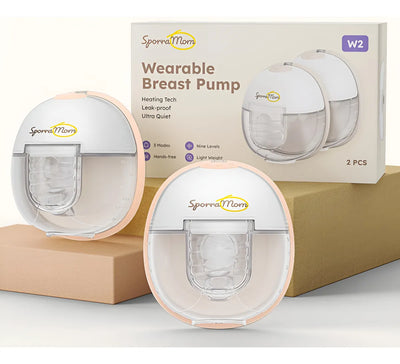 Sporramom W2 Extractor De Leche Manos Libres, Bomba De Lacta