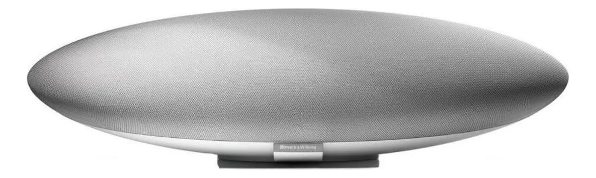 Parlante Bowers & Wilkins Zeppelin Wireless portátil con bluetooth y wifi blanca