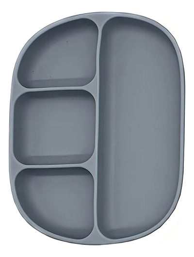 Set Babero De Silicon Para Bebés, Plato De Silicona Adherible Con Tapa, Vaso Con Popote, Cucharara Y Tenedor Sueves. Libre De Bpa Juego De Vaso, Plato, Babero Y Cubiertos Juego De Vaso