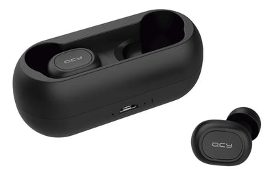 Audífonos In Ear Inalámbricos QCY T1C Auriculares Bluetooth 5.1 con Manos Libres 20 Horas Sonido Personalizado via App Diseño Ultraportátil Color Negro