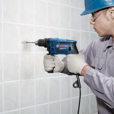 Taladro Percutor Bosch 1/2'' 750w Gsb 16 Re + Maletín Azul 60 Hz