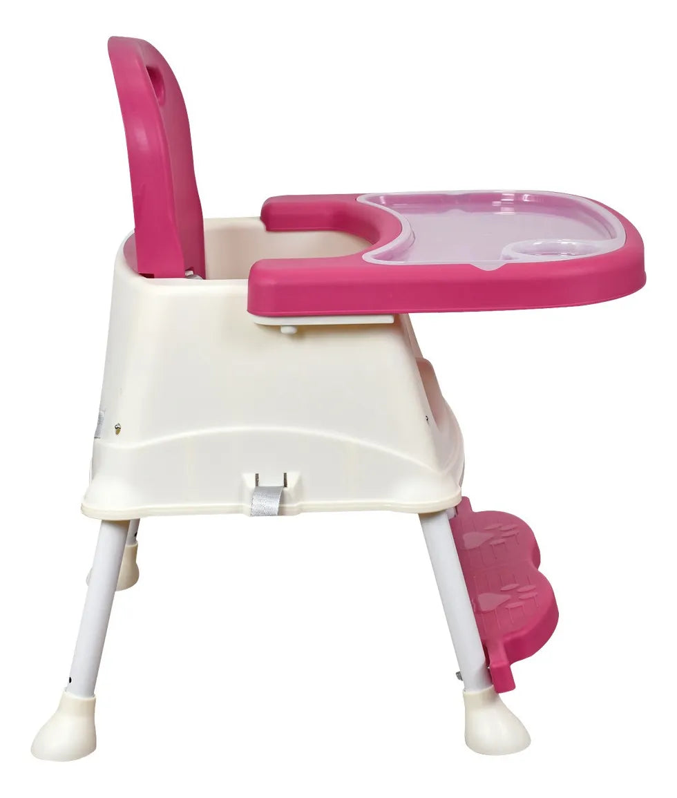 Silla Comedor Bebé 3 En1 Navy Priori Color Rosa Rosa