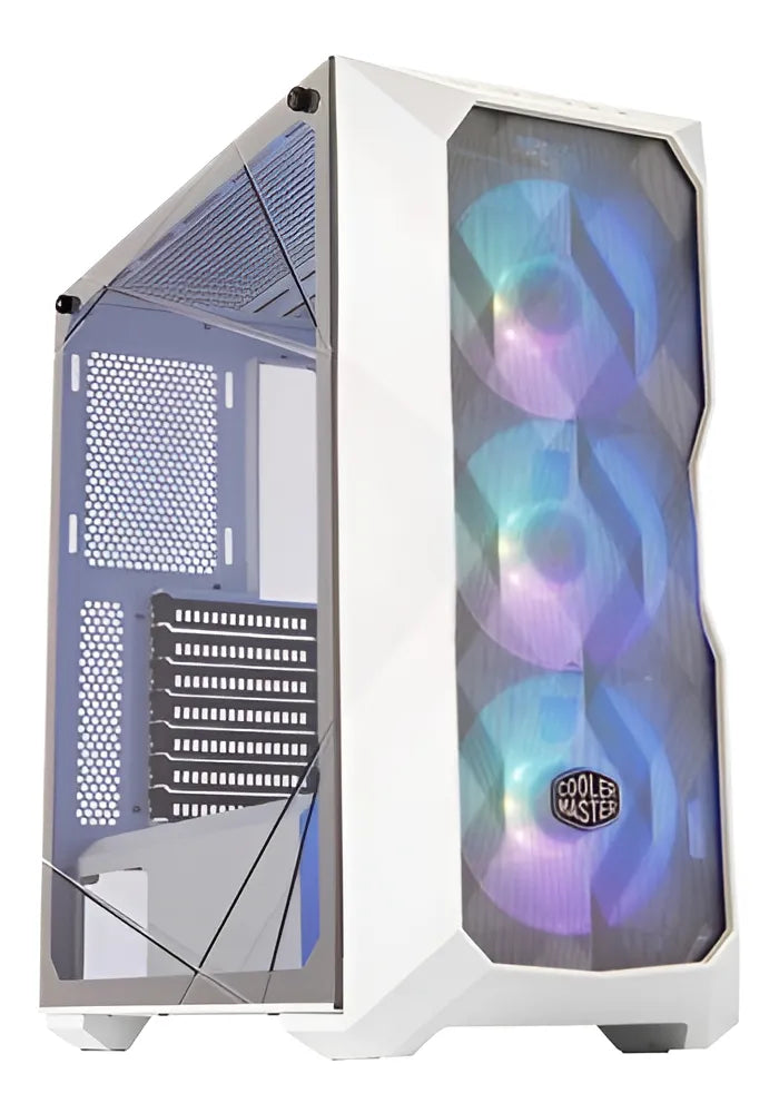 Gabinete Masterbox Td500 Blanco Atx 3 Fans Argb