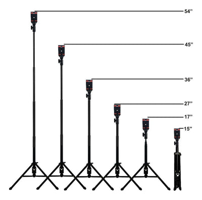 Trípode Monopie Aluminio 54 Pulgadas Con Soporte Para Celula