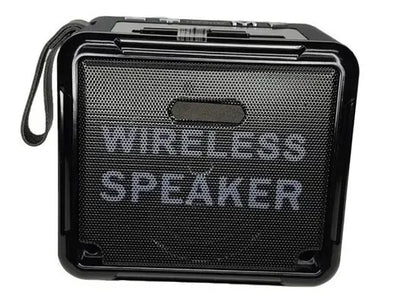 Parlante Bluetooth Recargable Radio Am/fm/sw Usb Auxiliar 88 Negro