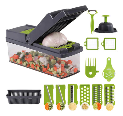 Picador Verduras Vegetales Mandolina Cocina Fácil Chef Casa Gris