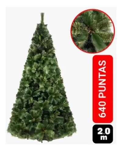 Arbol De Navidad Pino Silvestre De 2 Mtrs Verde
