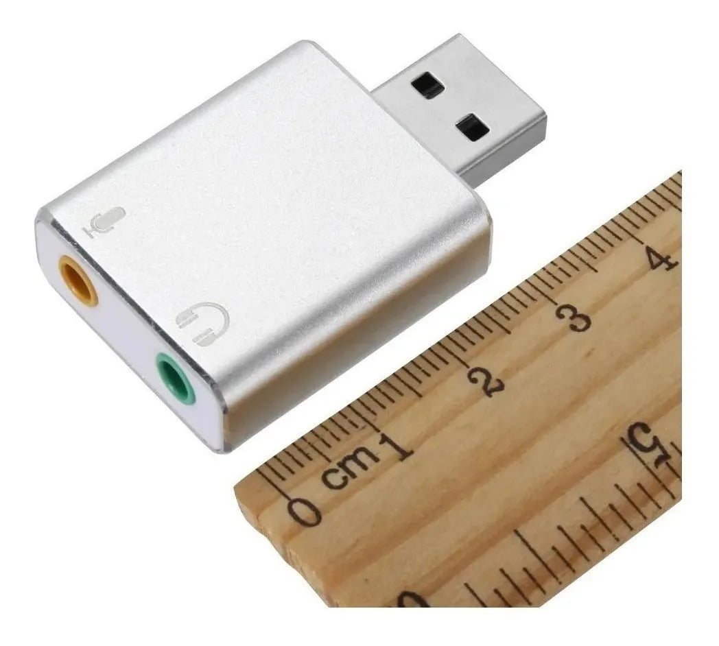 Adaptador Tarjeta De Sonido Usb 7.1 Virtual Premium Externa