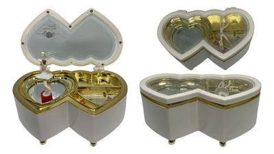 Joyero Caja Musical Regalo Para Dama Mujer Niña Off20% Dorado