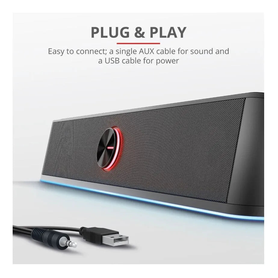 Barra de sonido Thorne Trust 12w Gxt 619 RGB