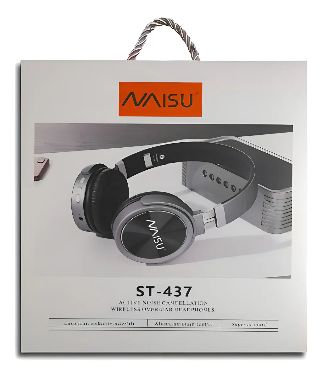 Diadema Bluetooth Naisu St 437 Color Negro Color de la luz NA