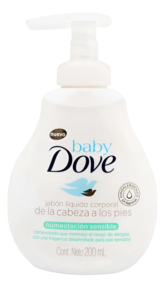 Jabón Dove Baby Líquido Sensible 200ml