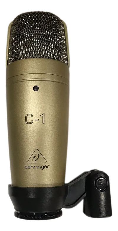 Micrófono Behringer C1 Condensador Cardioide Color Dorado