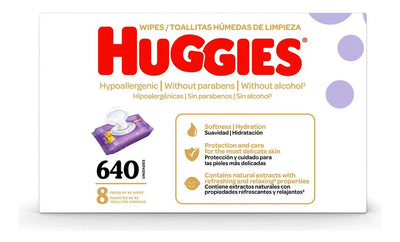 Toallas Huggies X 640 Unidades