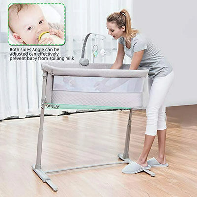Bebé De La Cuna, Cama Cunas Ronbei De Noche Del Durmiente De