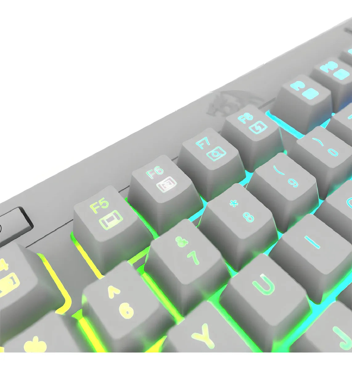 Teclado Redragon Shiva White K512w-rgb-1-sp Español