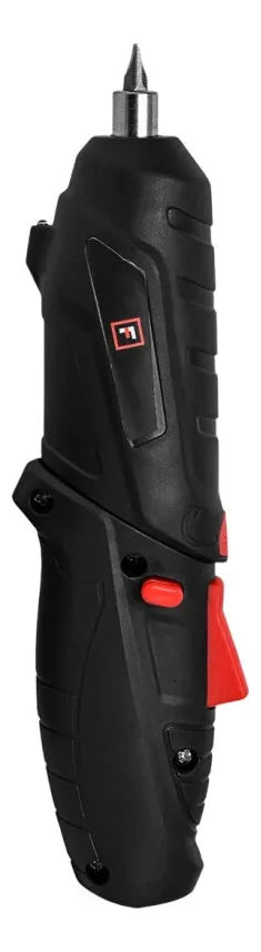 Kit Taladro De Impacto 500w + Destornillador Inalámbrico 10 - Rojo