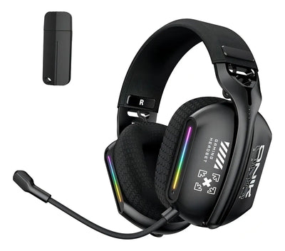 Audífonos Gamer Onikuma Gt808 Tri-mode Compatible Ps5 Color Negro