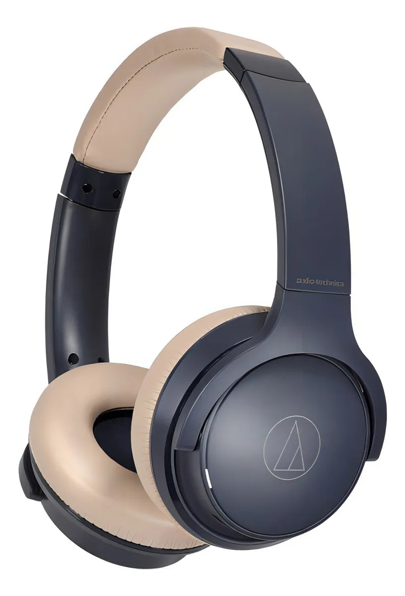 Auriculares Bluetooth Audio-technica Ath-s220bt Bateria 60hs Color Azul