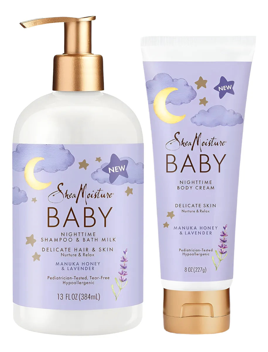 Shea Moisture Baby Care Set Champú Relajante Nocturno Y