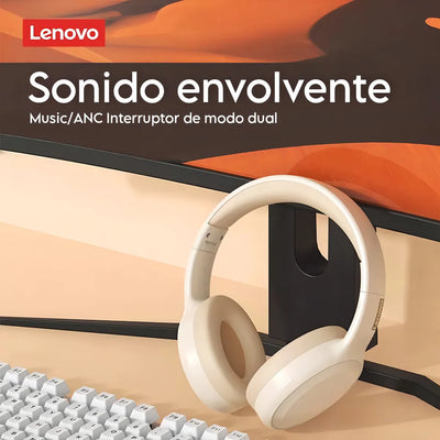 Audifonos Inalambricos Bluetooth Lenovo Thinkplus Th30 Color Beige