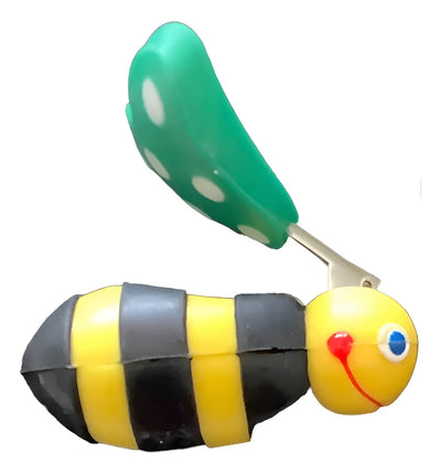 Cortaúñas Para Bebe En Forma Abeja Sassy Ref. 406 Seguro Amarillo Con Negro