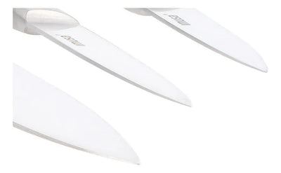 Set 3 Cuchillos Chef Multiusos Imusa 5861030379 Color Negro