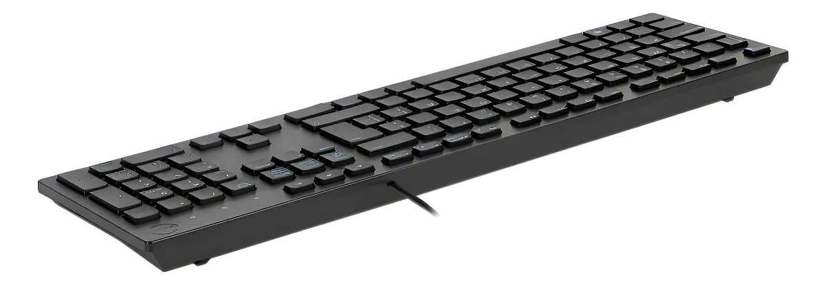 Teclado Dell KB216-BK-LTN QWERTY español latinoamérica color negro