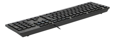 Teclado Dell KB216-BK-LTN QWERTY español latinoamérica color negro