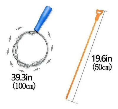 Desatascador De Desagües Y Limpiador De Tuberías - Pack De 6