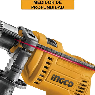 Ingco UID6808 taladro percutor 1/2 110/V120V60HZ 680W 0-3000RPM color amarillo.