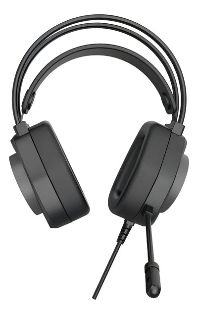 Audifonos Monster Gamer Diadema Auriculares Rgb N5-3.5 Color Negro