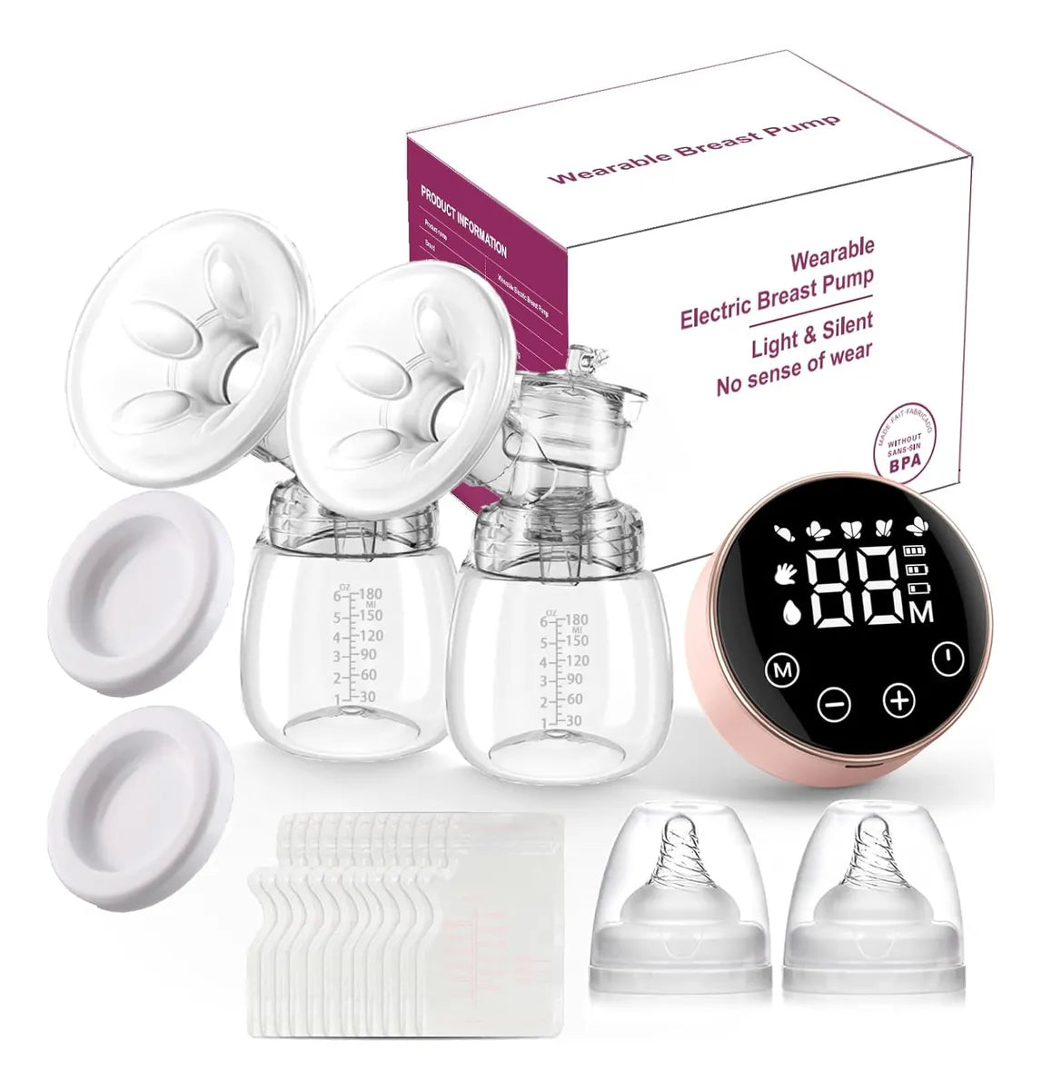 Extractor De Leche Eléctrico Doble 9 Niveles