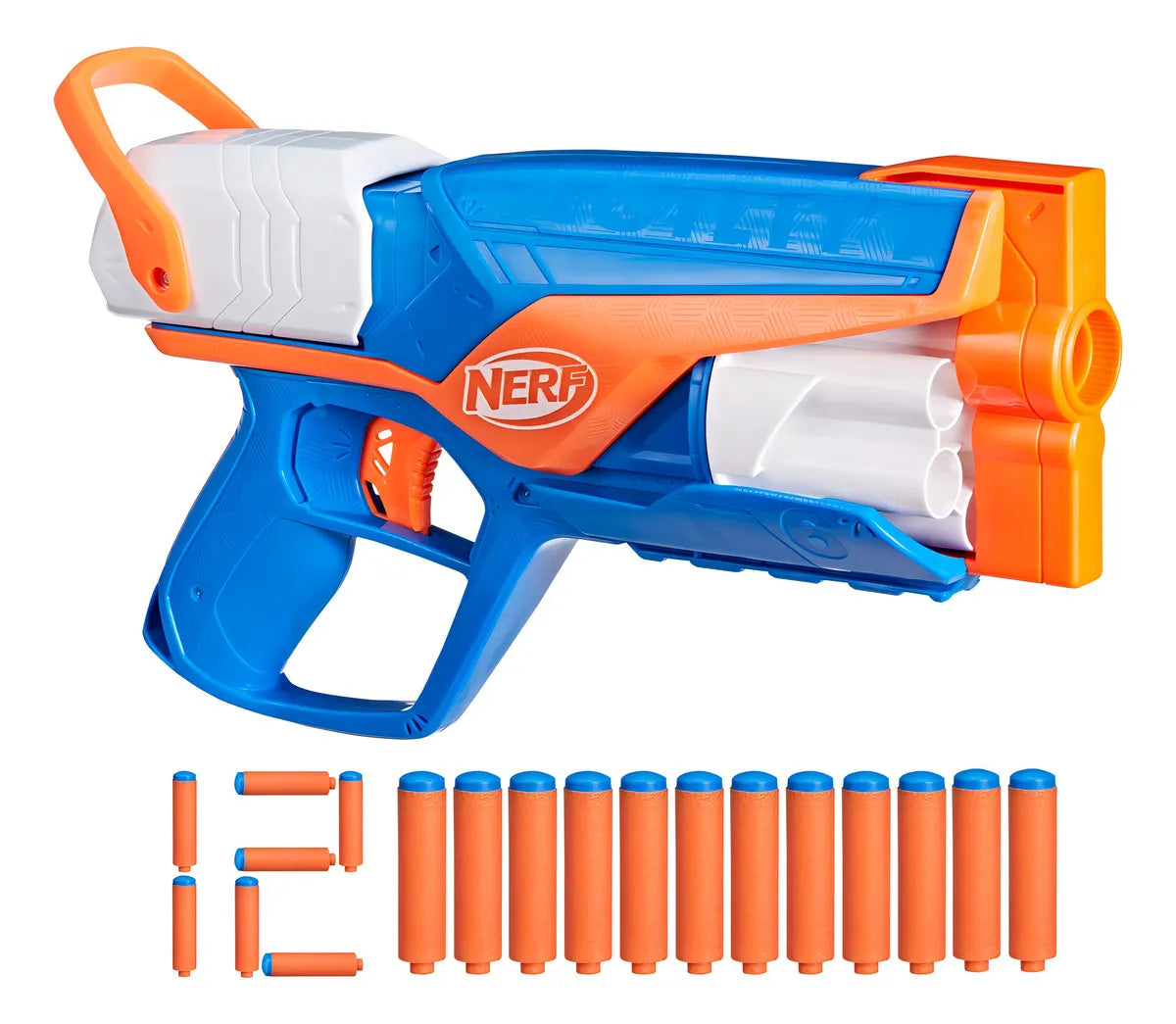 Lanzador Nerf N Series Agility 12 Dardos Color Multicolor