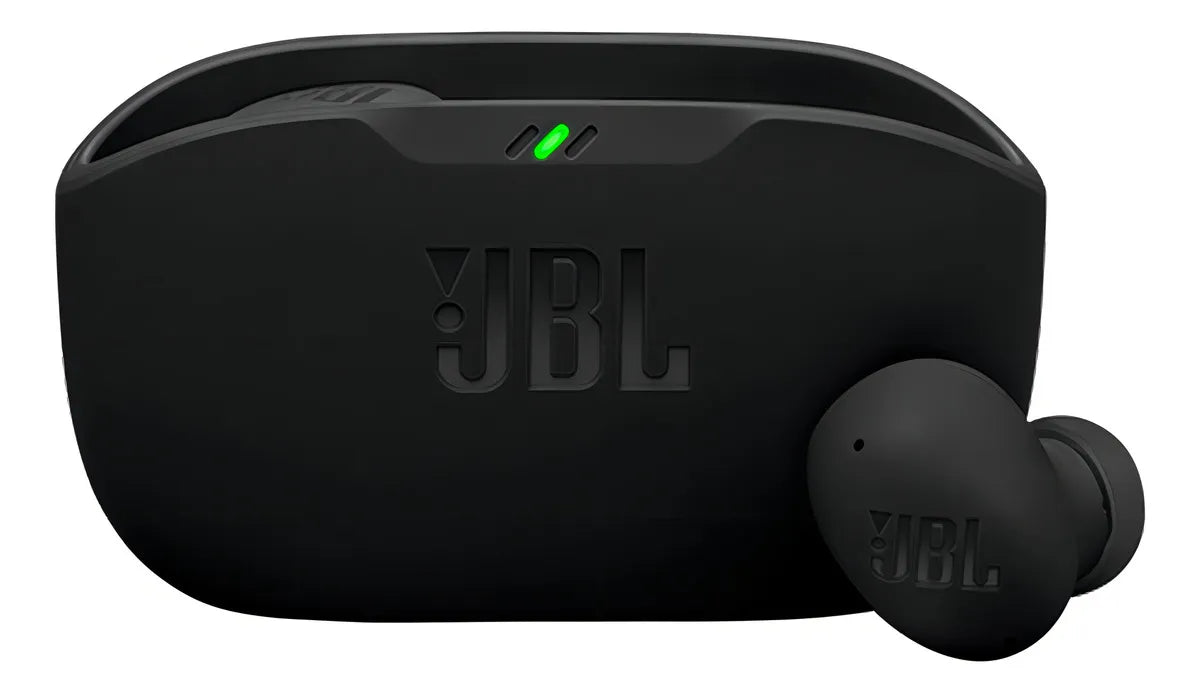 Auriculares Jbl Wave Buds 2 con cancell Ruido Colors, color negro