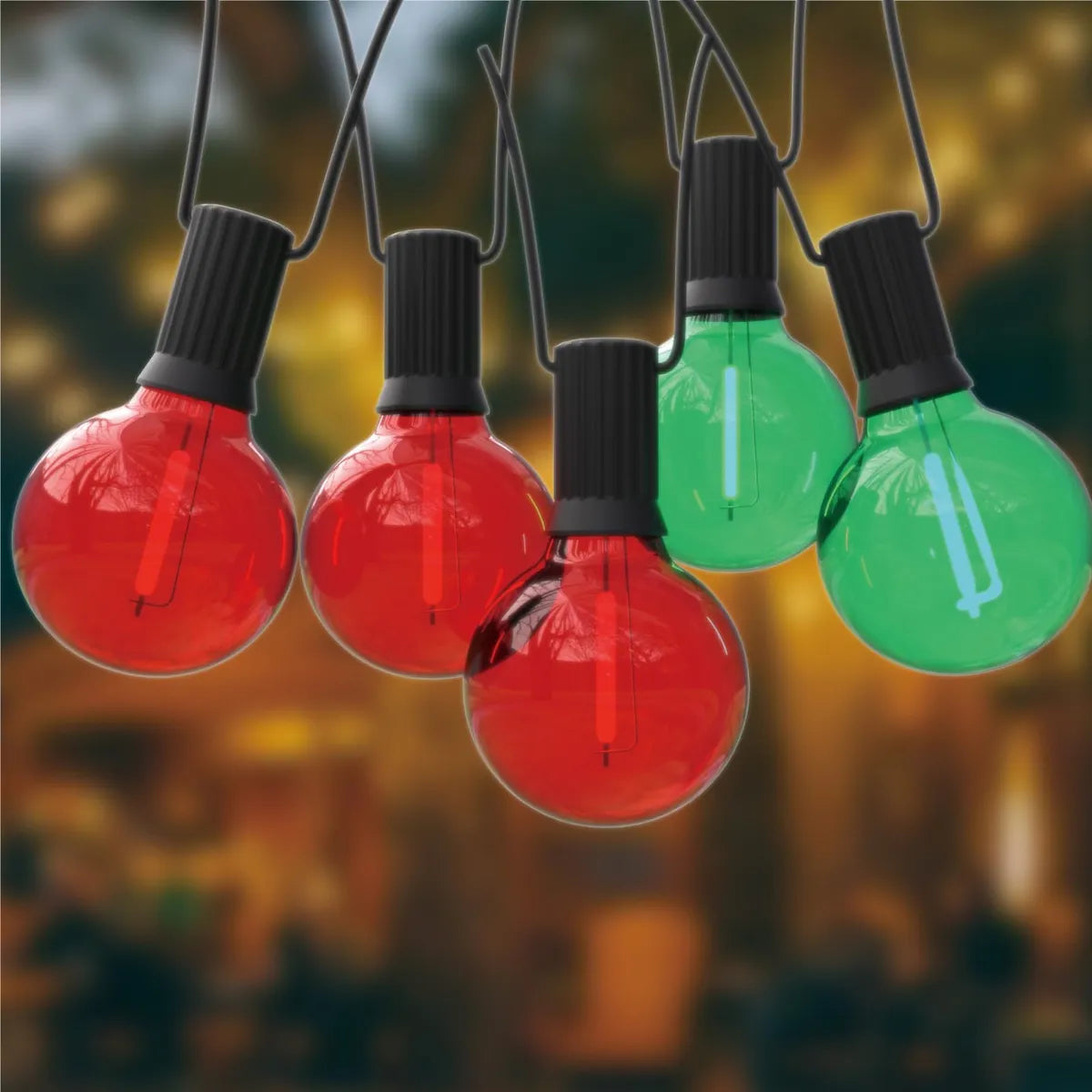 Luces Navidenas Led G40 Rojo Y Verde