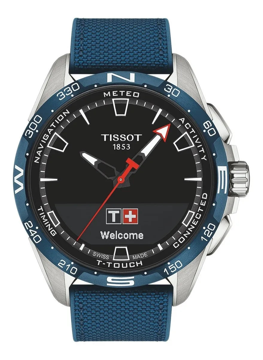 Reloj Para Hombre Tissot T121.420.47.051.06 Touch Connect Solar Analógico Digital Táctil