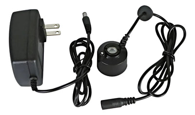 Kit Humidificador + Adaptador 24v, Incubadora, Vivero Negro