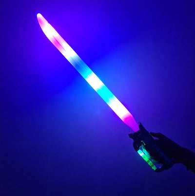Espada Luz Laser Turelojs Con Sonido Y Luz Gris 64cm Plástico ABS