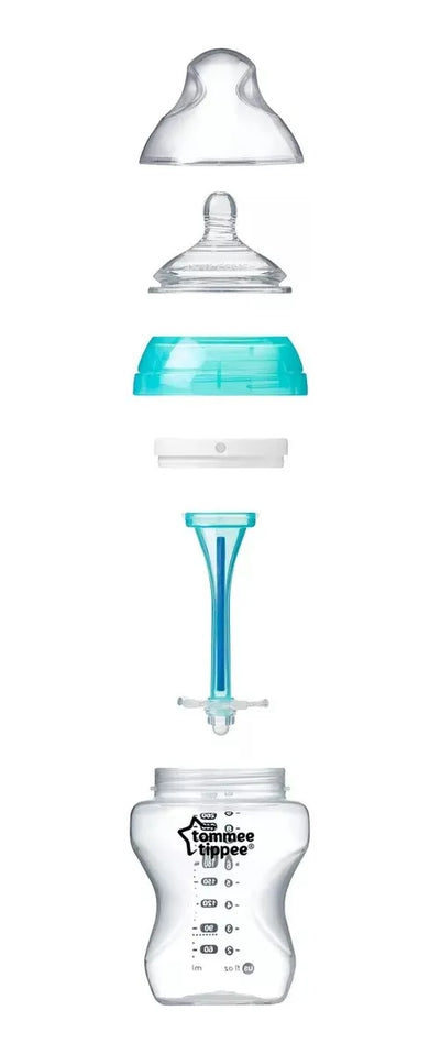 Set Teteros Anticolicos +termo Tommee Tippee 14 Piezas Azul Agua Marina