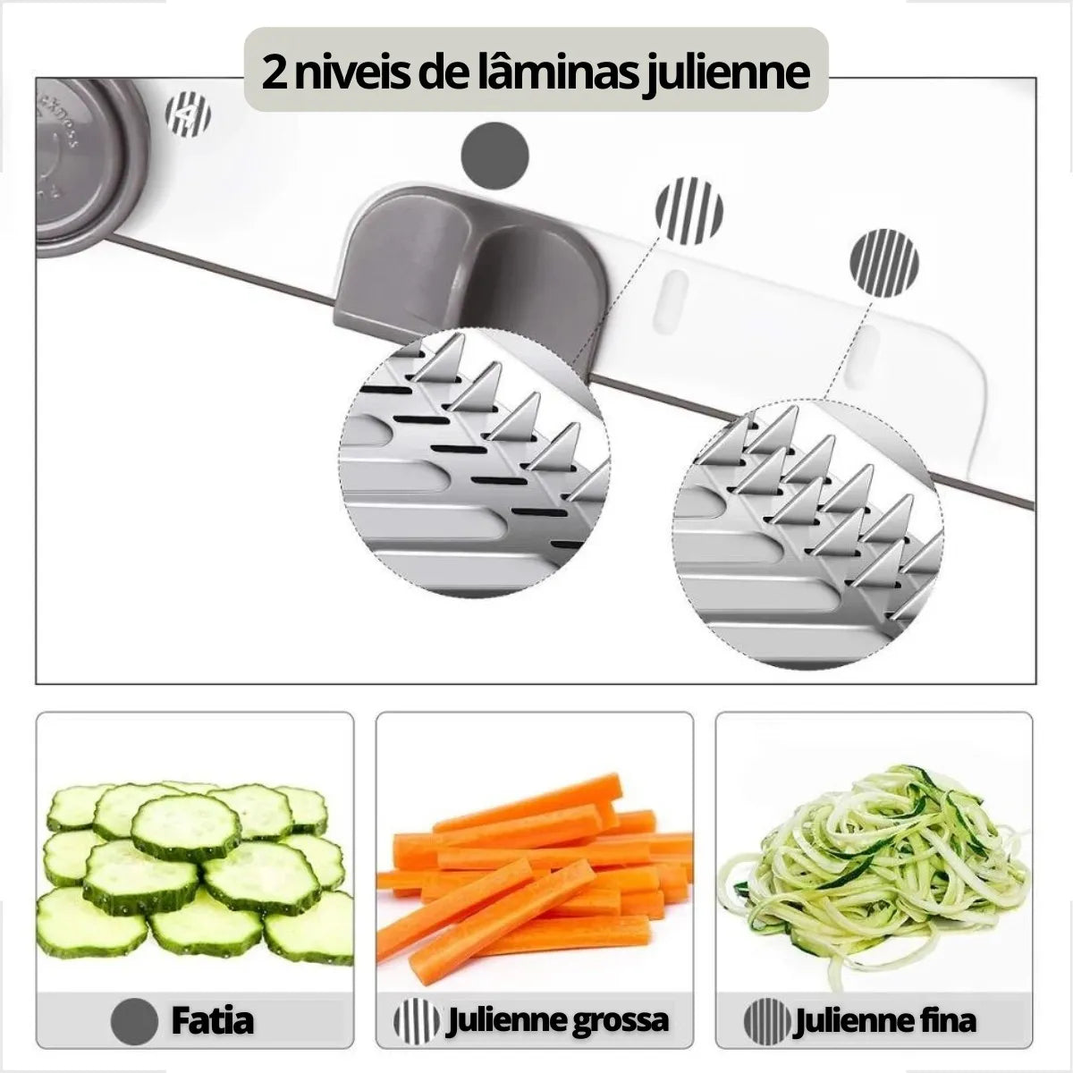 Picadora De Verduras Iboa Mandoline 18 En 1 Acero Inoxidable