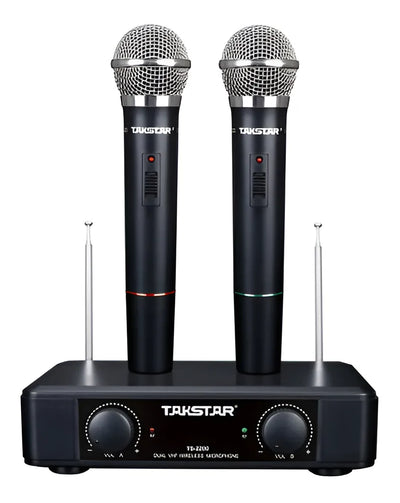 Microfono Inalambrico Vhf Doble De Mano Takstar Ts2200
