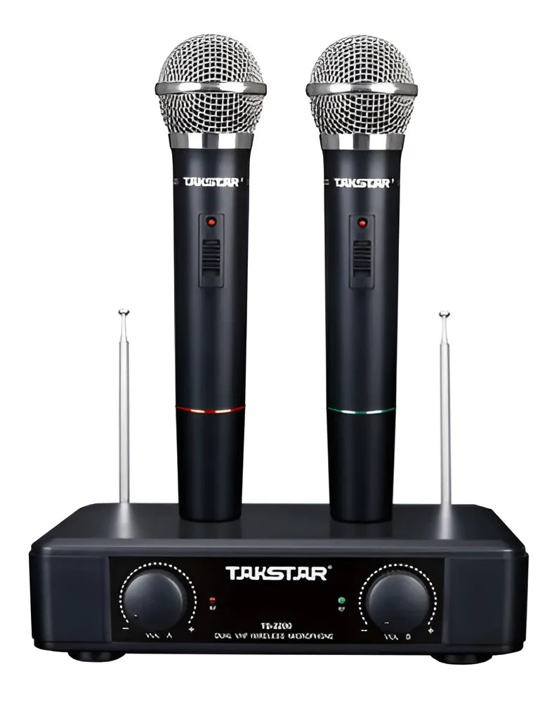 Microfono Inalambrico Vhf Doble De Mano Takstar Ts2200