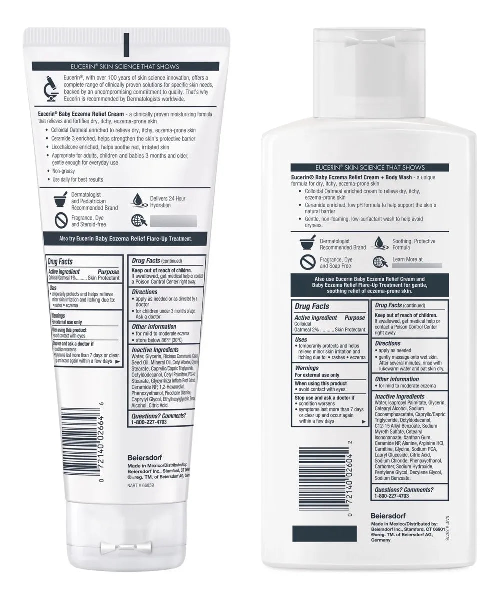 Eucerin Baby Gel+crema Corporal