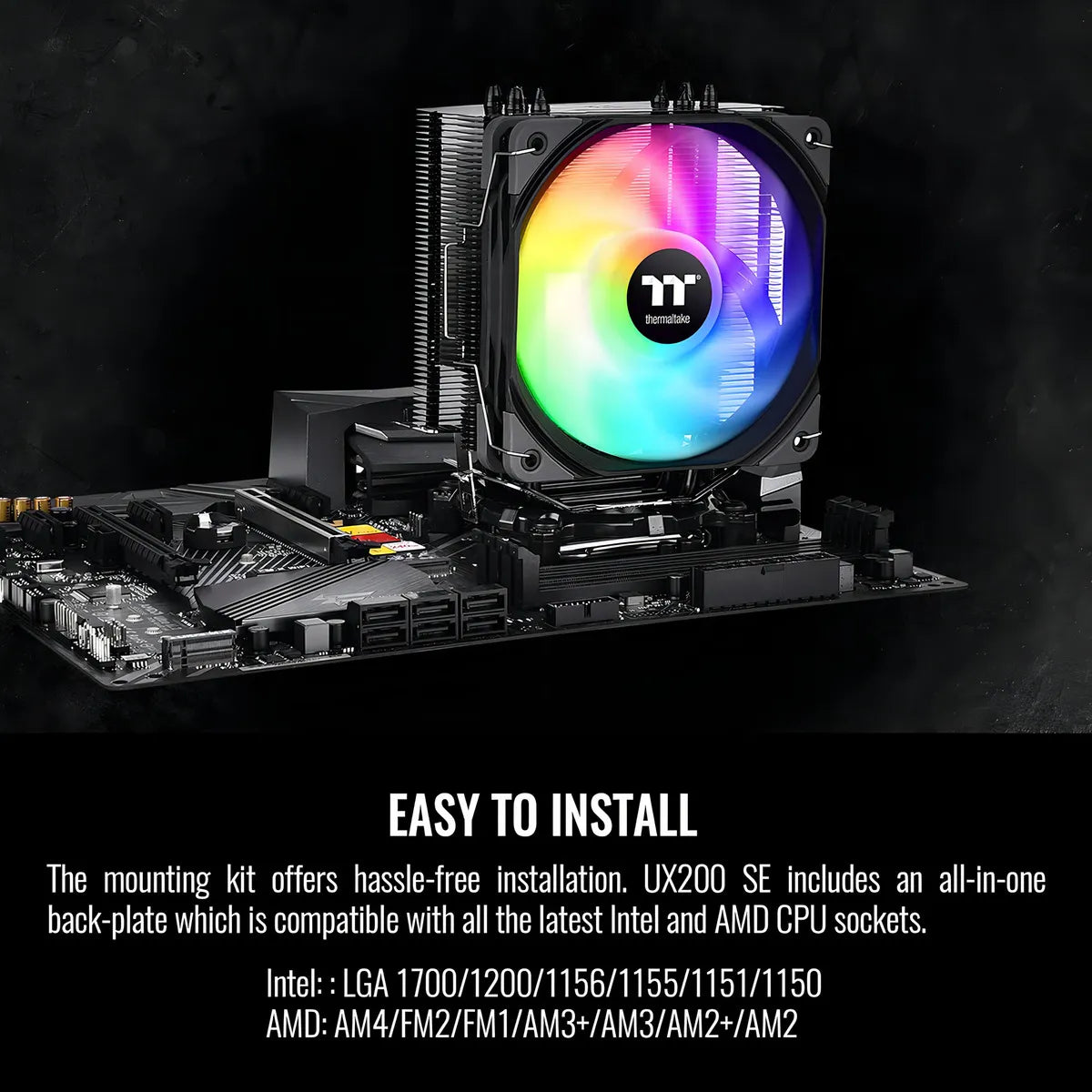 Cooler Thermaltake Ux200 Se Argb 120mm Para Cpu