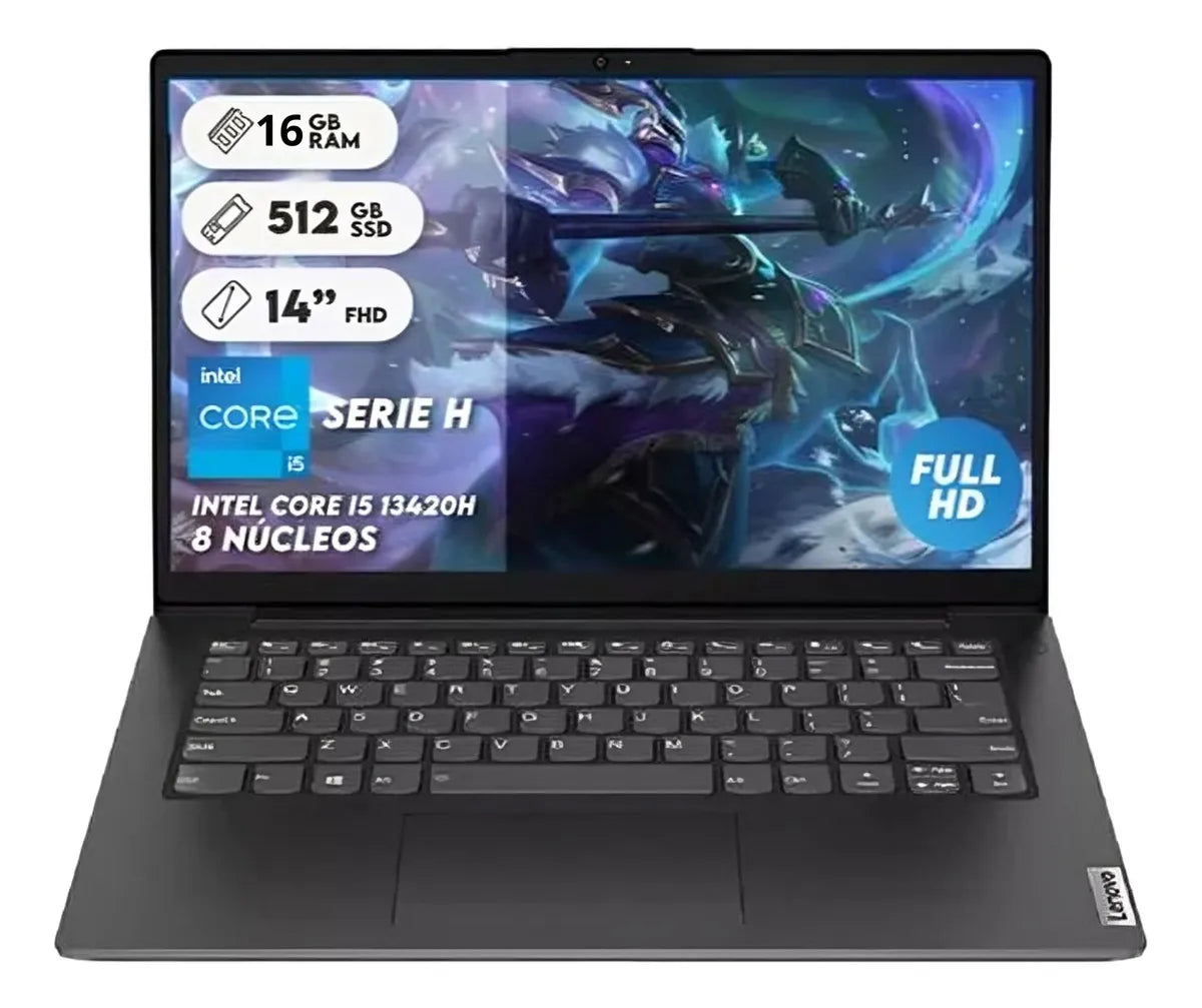 Portatil Lenovo V14 G4 Core I5 13420h 16gb 512gb Ssd Negro
