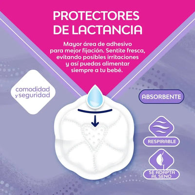 Protectores Lactinosotras 80und Blanco